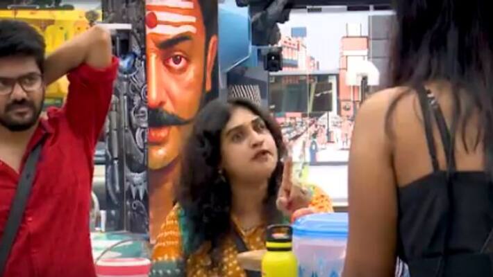 bigboss abirami and meera mithun first day fight bigboss abirami and meera mithun first day fight