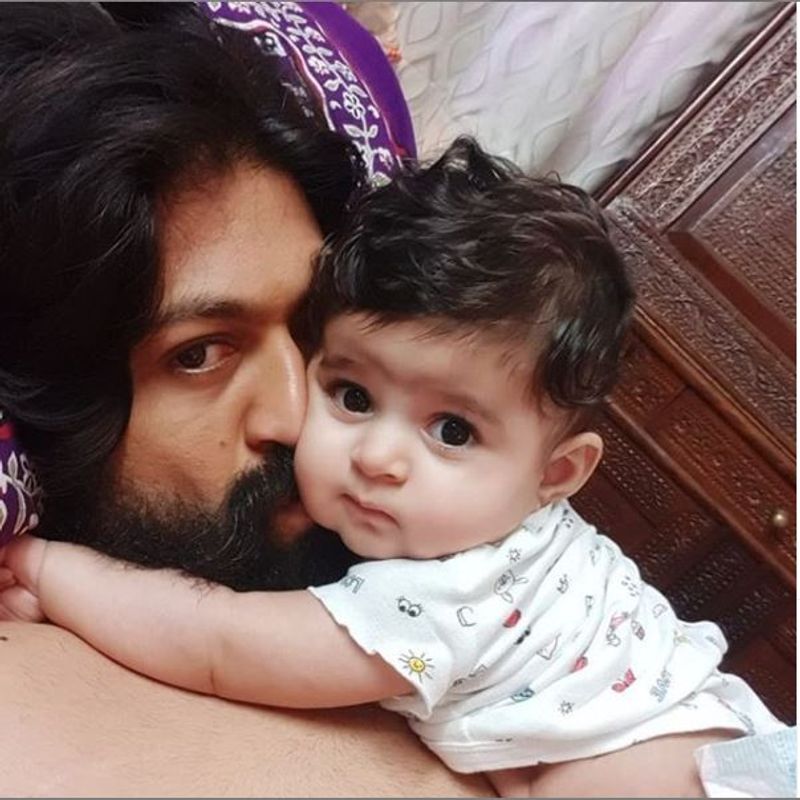 Photo gallery of Radhika Yash daughter Ayra