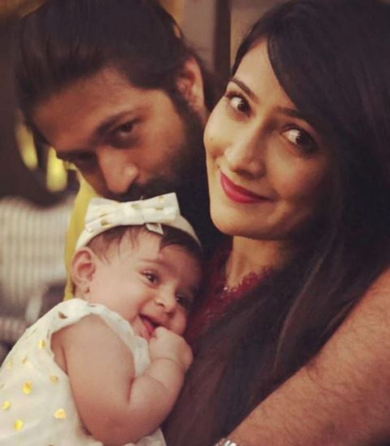 Photo gallery of Radhika Yash daughter Ayra