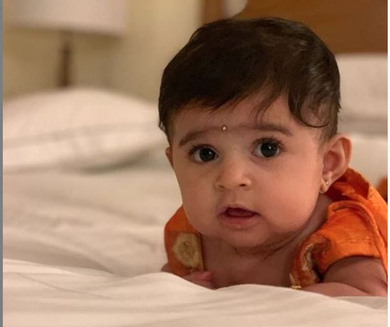 Photo gallery of Radhika Yash daughter Ayra