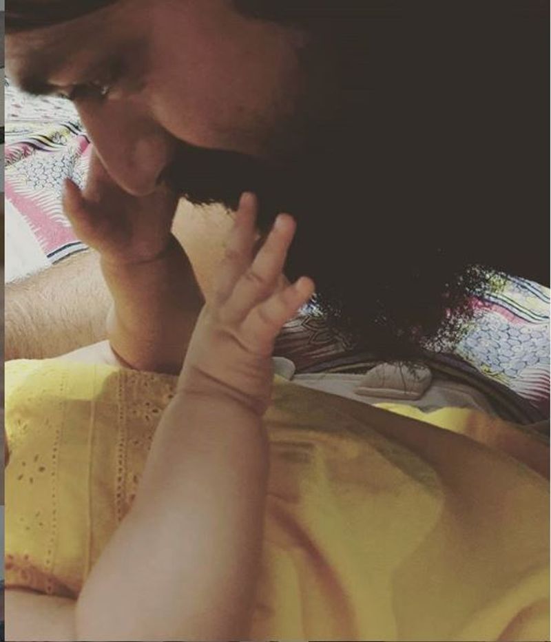 Photo gallery of Radhika Yash daughter Ayra
