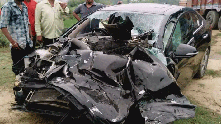 car accident... Uttarakhand minister son dead car accident... Uttarakhand minister son dead