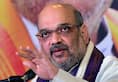 Amit shah met martyred SHO Arshad khan family in Anantnag