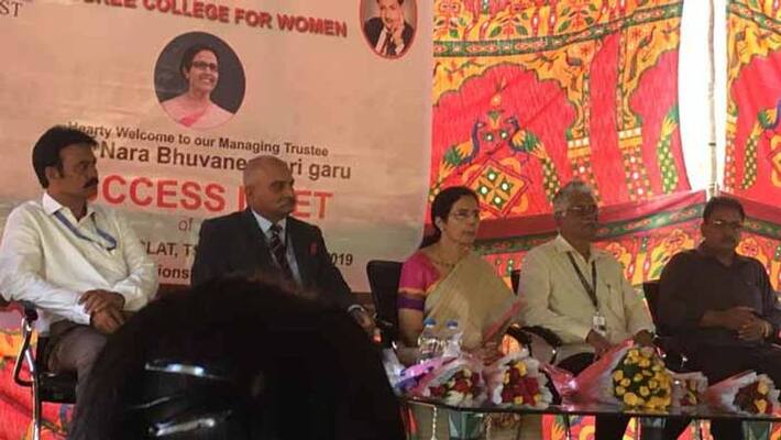 nara bhuvaneswari participated in ntr model school program nara bhuvaneswari participated in ntr model school program