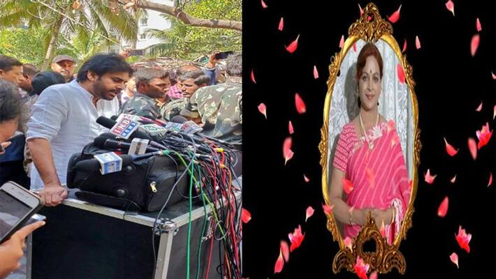 Pawan Kalyan Pays Tributes to Vijaya Nirmala Pawan Kalyan Pays Tributes to Vijaya Nirmala