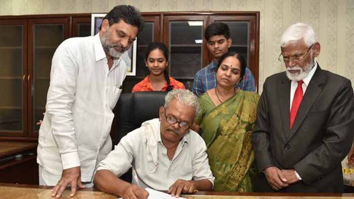 senior journalist tankasala ashok take charge as advisor to telangana govt senior journalist tankasala ashok take charge as advisor to telangana govt