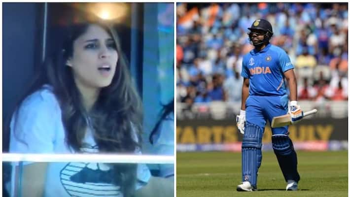 rohit sharma wife shocked after his controversy wicket rohit sharma wife shocked after his controversy wicket