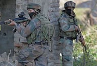 Security forces surround three terrorists in valley, encounter continues