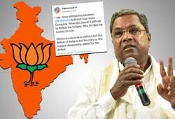 Siddramaiahs potshots at electorate BJP says Congress reduced to regional party
