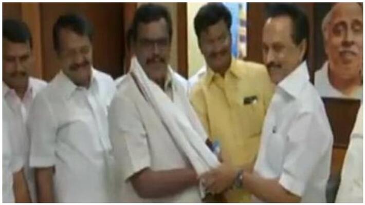 Thangam Tamilselvan joined DMK Thangam Tamilselvan joined DMK
