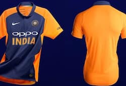 Official Nike unveils India orange jersey England game World Cup 2019