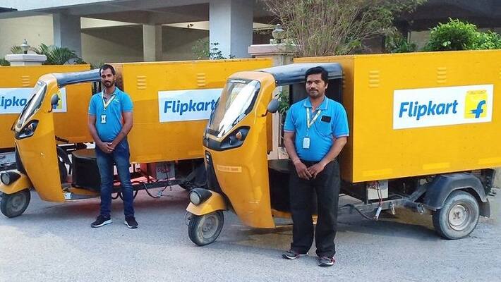 Flipkart plan to replace fuel to electric vehicle for delivery Flipkart plan to replace fuel to electric vehicle for delivery