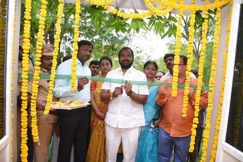 Excise Minister V.Srinivas Goud, District Collector Ronald Rose Inaugurated Mahender Conference Hall at Mayuri Eco-Park, Mahabubnagar.
