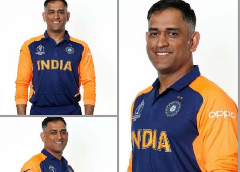 World cup 2019 team India players with new orange jersey