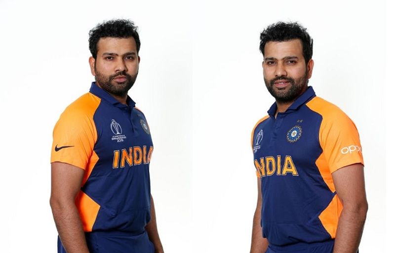 World cup 2019 team India players with new orange jersey