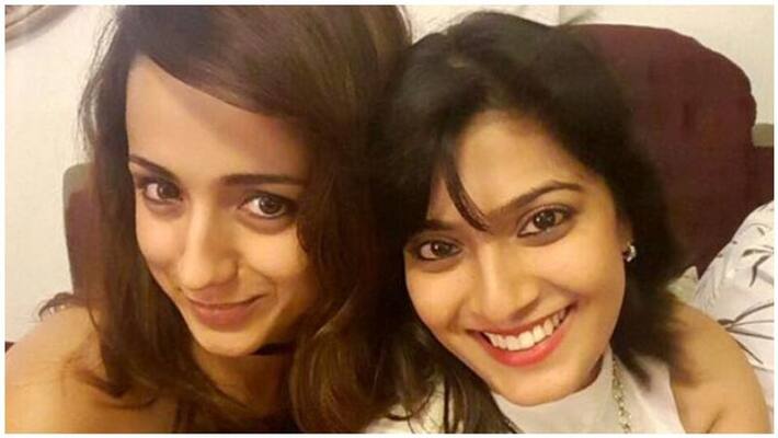 actress trisha and varalakshmi at london to watch world cup actress trisha and varalakshmi at london to watch world cup