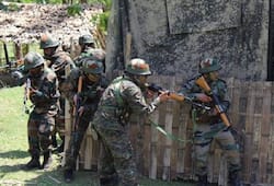 Exchange of firing underway between terrorists and security forces at Chadoora area of Budgam district