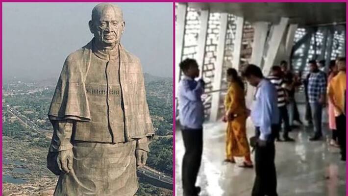 Rain Pours Inside Statue Of Unity, Triggers Criticism On Social Media Rain Pours Inside Statue Of Unity, Triggers Criticism On Social Media