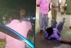 Drunken Kerala policeman suspended for blocking road Thiruvananthapuram