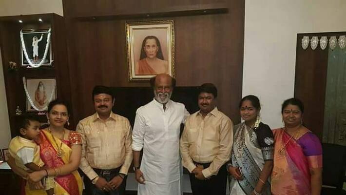 acs arun kumar meet super star rajinikanth acs arun kumar meet super star rajinikanth