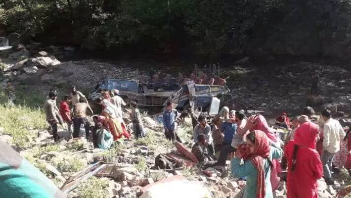 33 killed after bus plunges into gorge in Jammu