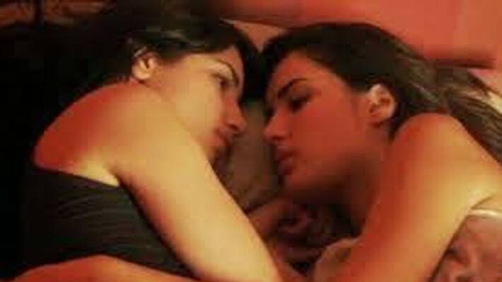 girl flirting with lesbian lover on the spot where she was having party with her girl flirting with lesbian lover on the spot where she was having party with her
