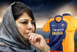 World Cup 2019 Mehbooba Mufti blames orange jersey India loss England