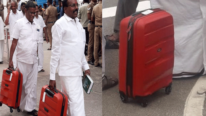 Suitcase for all MLAs in the Assembly Suitcase for all MLAs in the Assembly