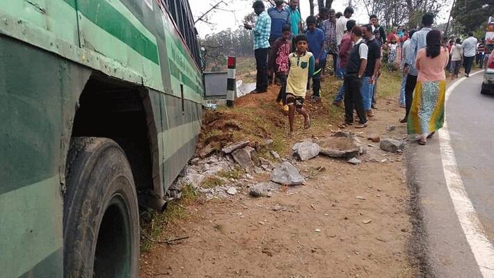 Government bus accident...