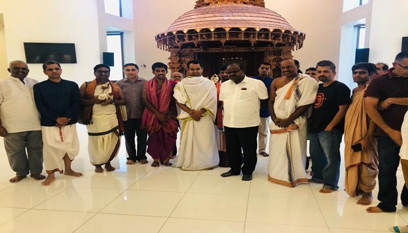 karnataka cm hd kumaraswamy in usa new jersey photo gallery