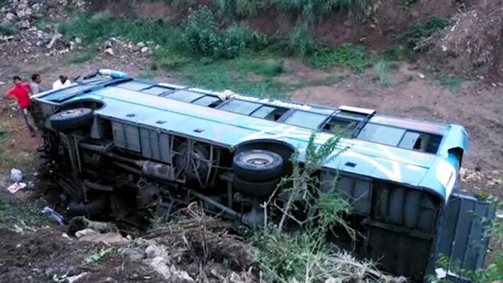 rtc bus accident at janagama district rtc bus accident at janagama district