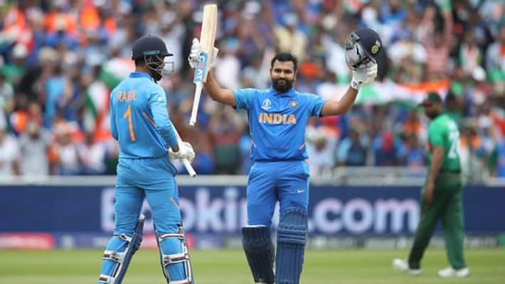 Rohit Sharma becomes the second batsman to score 4 centuries in a single world cup Rohit Sharma becomes the second batsman to score 4 centuries in a single world cup