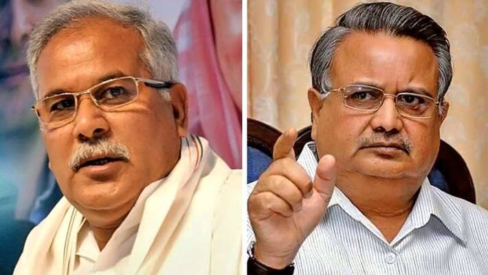 CM Baghel attacks ex CM Raman Singh CM Baghel attacks ex CM Raman Singh