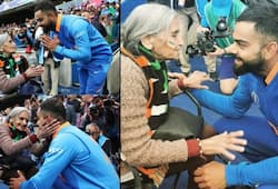 World Cup 2019 Charulata Patel 87 year old India fan Kohli Rohit meet