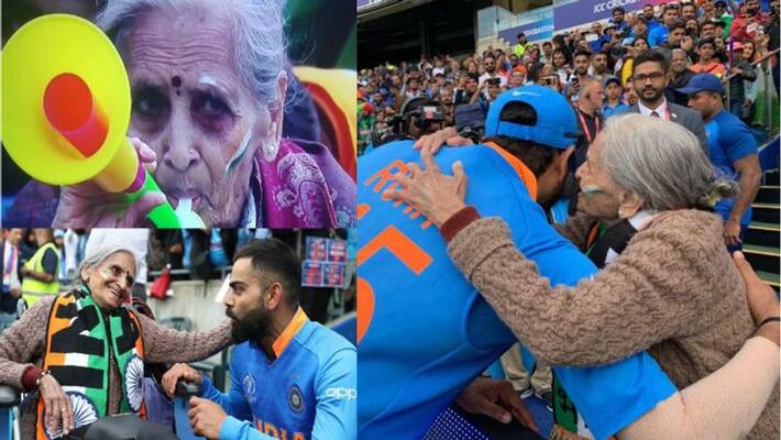 87 years old lady fan wishes virat kohli and rohit sharma 87 years old lady fan wishes virat kohli and rohit sharma