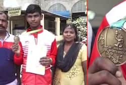 Tamil Nadu policeman 15 year old son wins gold medals rifle shooting