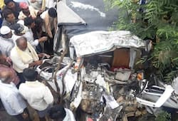 Karnataka: 11 killed in private bus-mini van collision in Chintamani