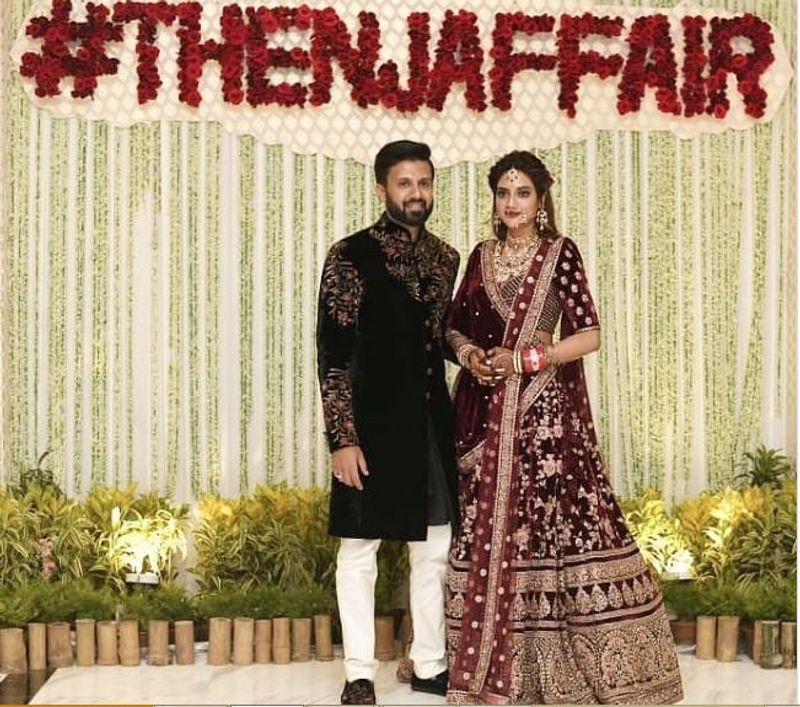 MP Nusrat Jahan & Nikhil Jain's Reception photos