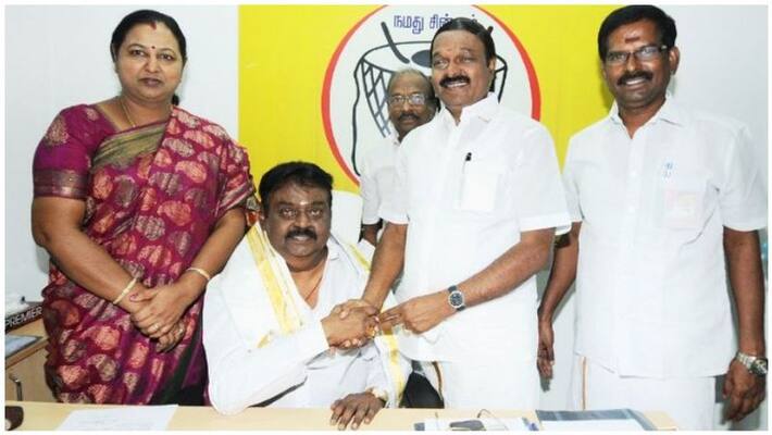 Vijayakanth to open his mouth in his wife's home ..? Action taken by Premalatha ..! Vijayakanth to open his mouth in his wife's home ..? Action taken by Premalatha ..!