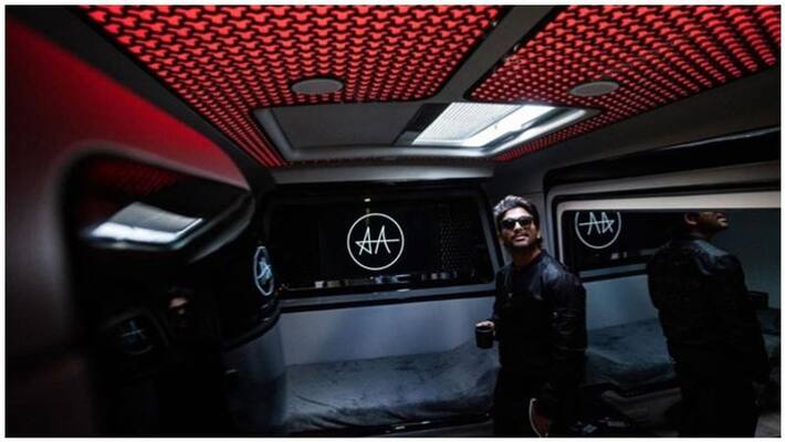 actor allu arjuns costly caravan actor allu arjuns costly caravan