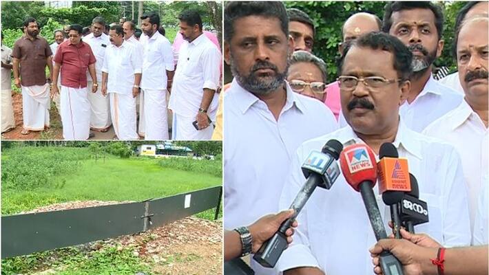 illegal land filling in upper kuttanad, bjp protest illegal land filling in upper kuttanad, bjp protest