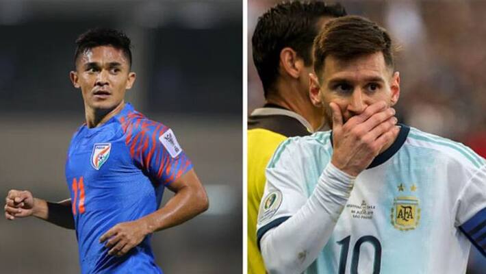 Sunil chhetri surpass lionel messi and become 2nd highest active goals scorer Sunil chhetri surpass lionel messi and become 2nd highest active goals scorer