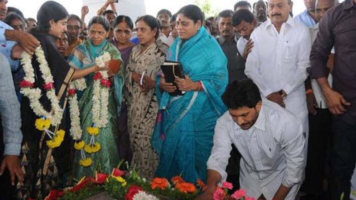 ap cm ys jagan pay homage to ys rajashekar reddy in idupulapaya ap cm ys jagan pay homage to ys rajashekar reddy in idupulapaya