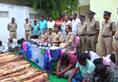 Andhra Pradesh Red sanders worth 11 lakh seized smugglers Nellore