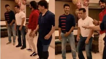 Salman Khan, Kichcha Sudeep, Prabhudheva recreate 'Urvashi' moment