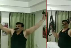 Suspended Uttarakhand BJP MLA Pranav Singh Champion claims video with guns edited