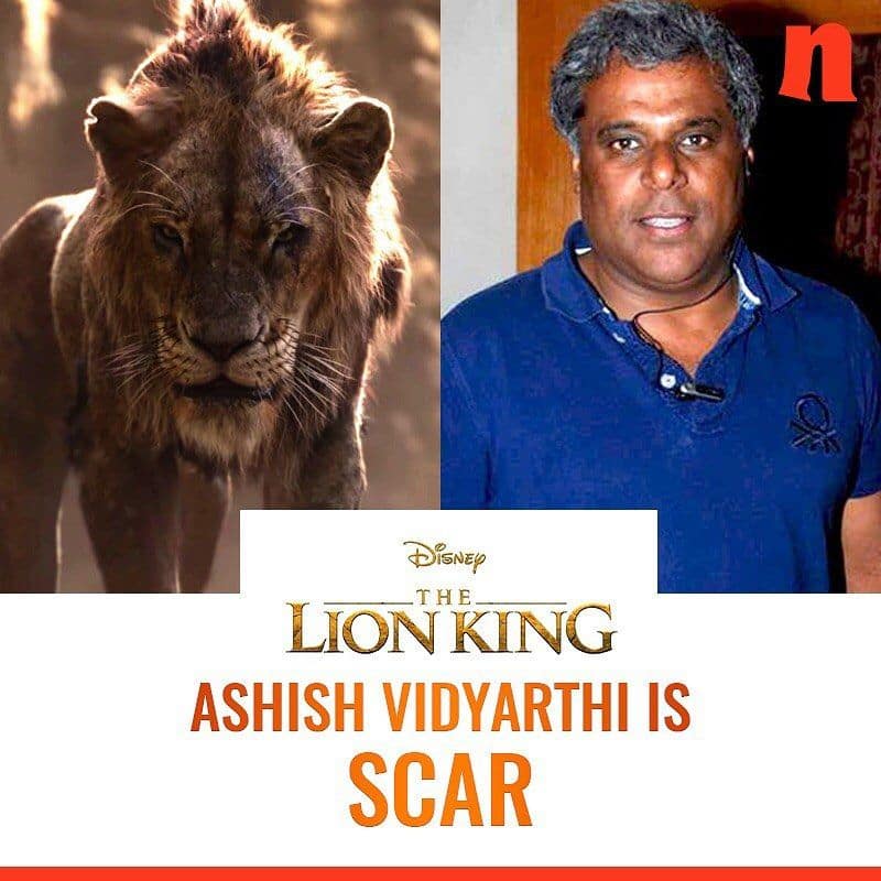 Ashish Vidyarthi will be dubbing for Scar.