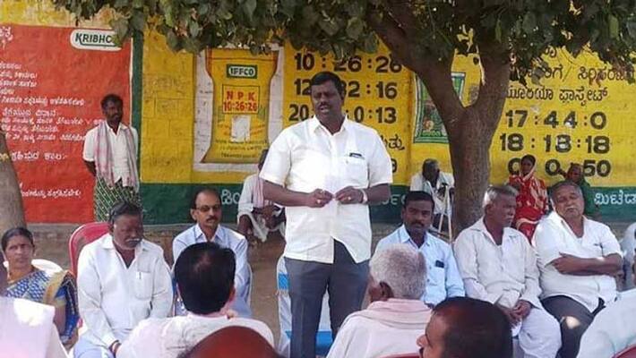 Koppala MLA Raghavendra Hitnal busy in constituency development works amid Karnataka political crisis Koppala MLA Raghavendra Hitnal busy in constituency development works amid Karnataka political crisis