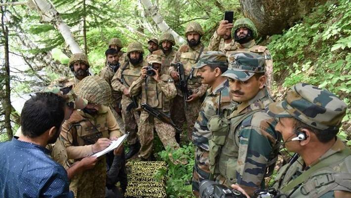 Army Break Protocol To Handover Dead Body Floats From PoK Army Break Protocol To Handover Dead Body Floats From PoK