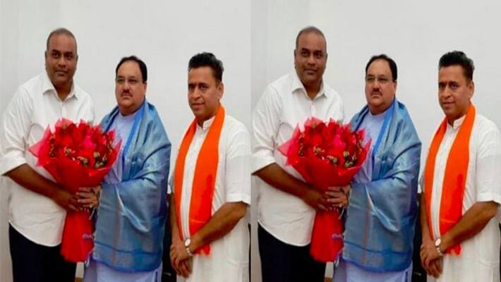 annam satish jioned bjp in the presence of jp nadda